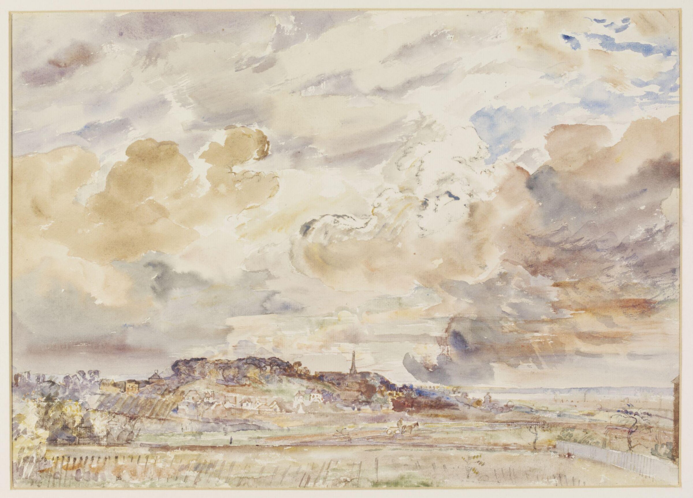 Gadshill, from the Three Crutches on the Gravesend - Rochester Road, Hennell, ca. 1940
