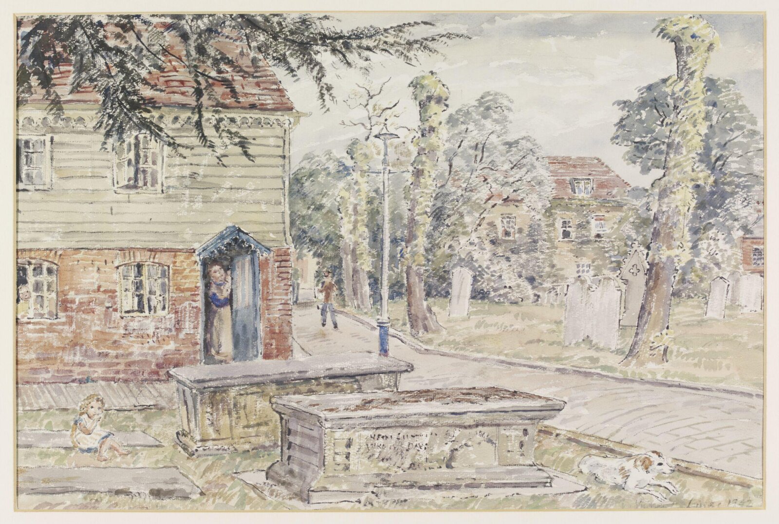 Church Row, Tonbridge, Lines, 1942