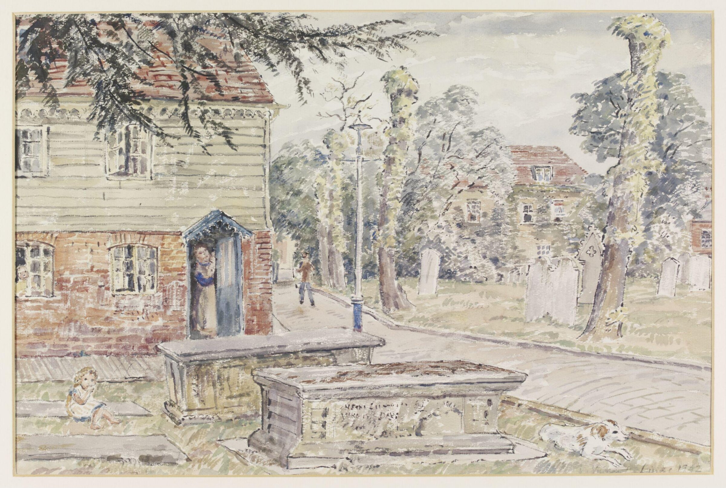 Church Row, Tonbridge, Lines, 1942