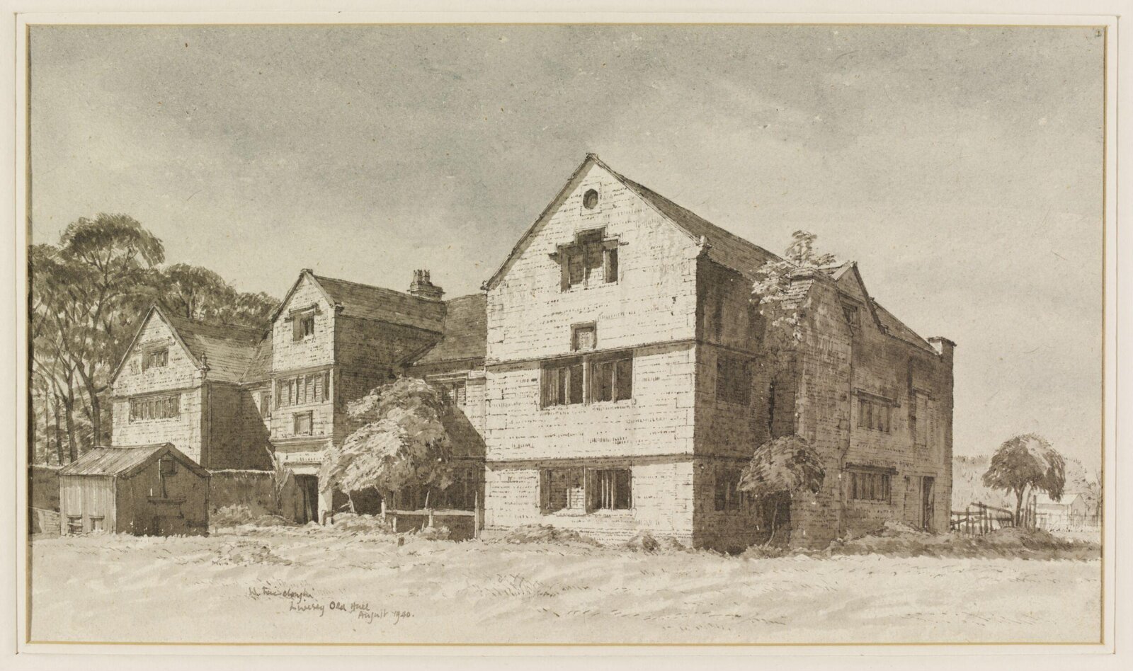 Livesey Old Hall, Fairclough, August 1940