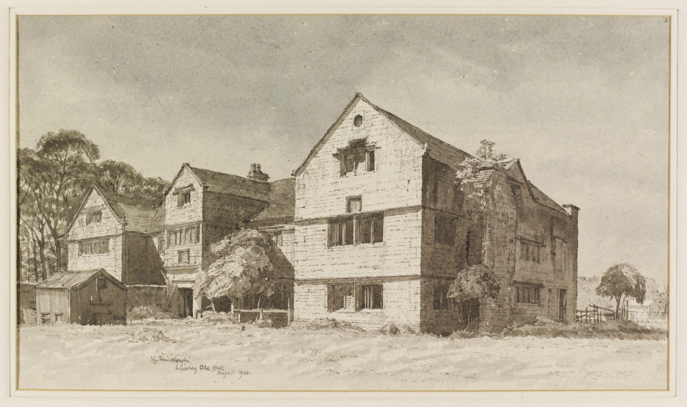 Livesey Old Hall, Fairclough, August 1940