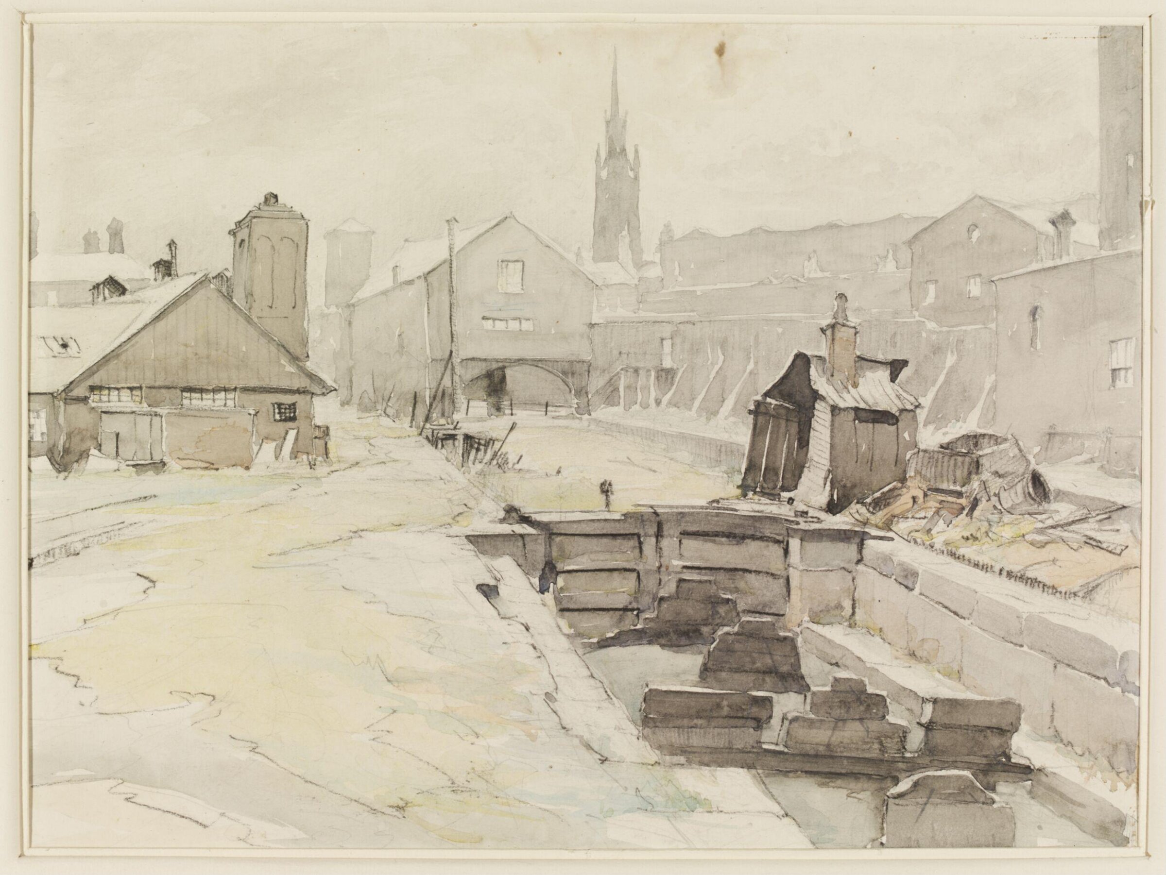 Manchester Ship Canal, Quay Street, Manchester, Pile, ca. 1942