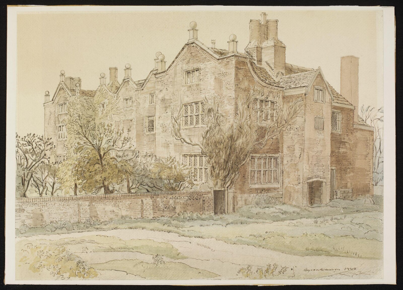 Hough End Hall, Manchester, Dawson, 1940
