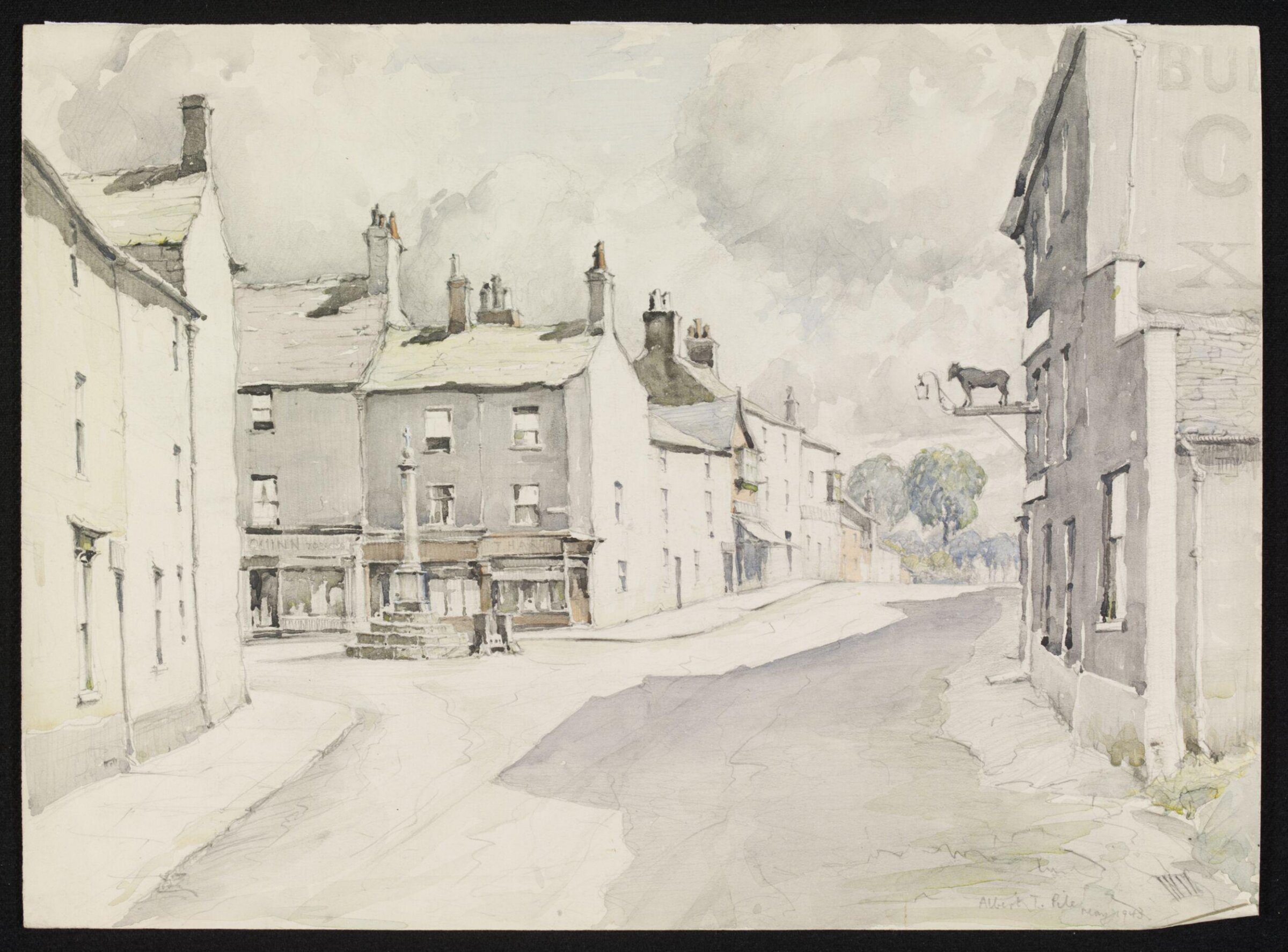 Market Place, Poulton-le-fylde, near Blackpool, Pile, May 1943
