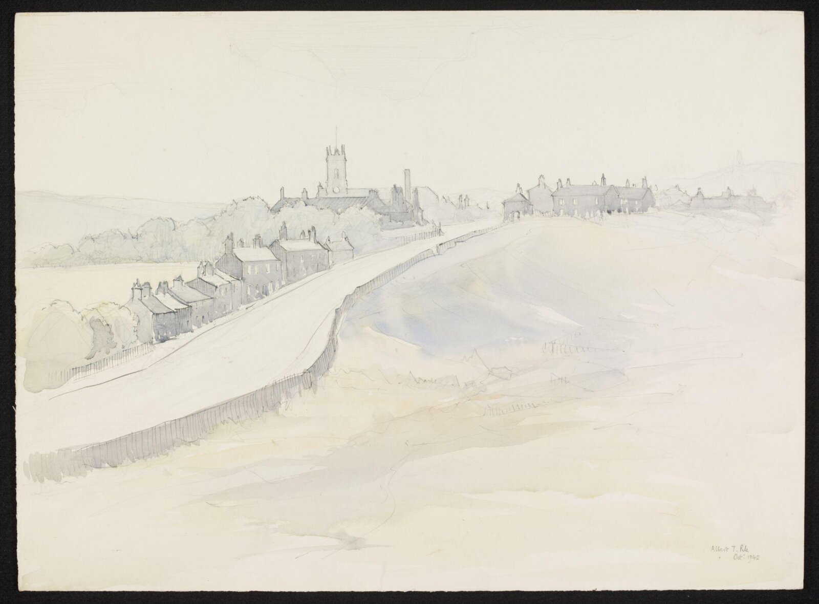 Church and Pigs Lee, Walmersley, Pile, October 1942