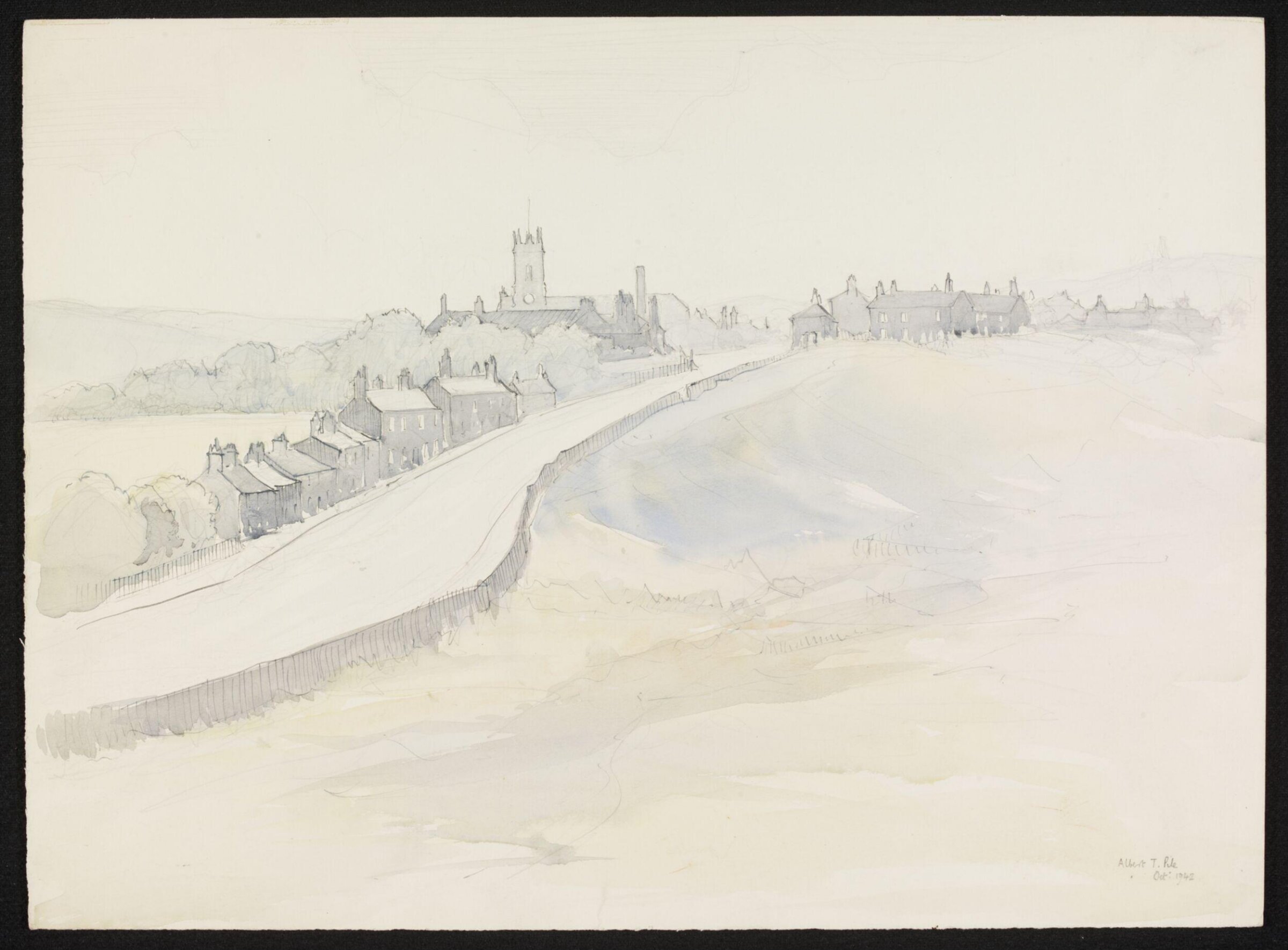 Church and Pigs Lee, Walmersley, Pile, October 1942
