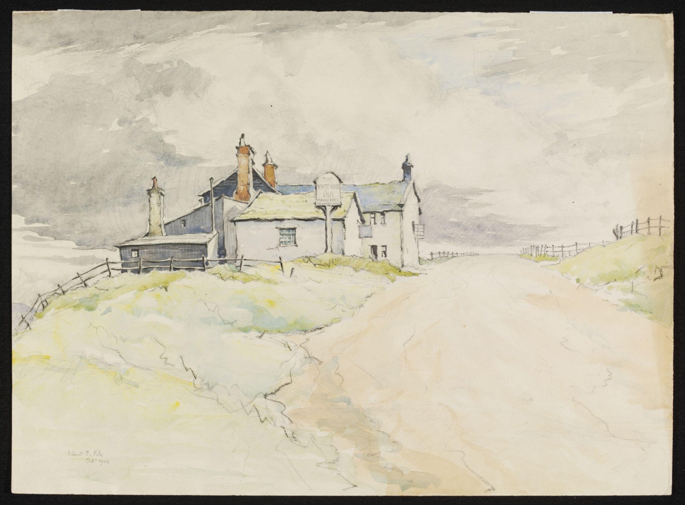 The White House Inn, Blackstone Edge, near Littleborough, Pile, October 1942