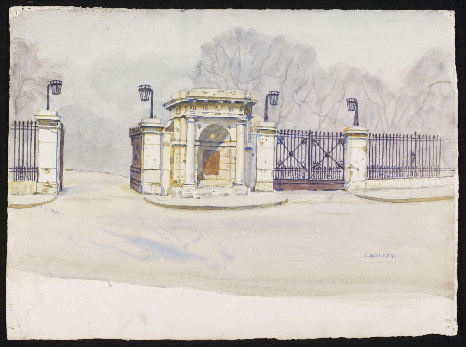 Entrance to Foundling Hospital, Walker, ca. 1940