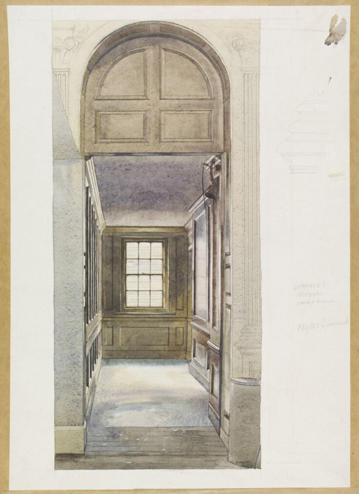 A panelled passage-way, Geffrye's Museum, Shoreditch top image