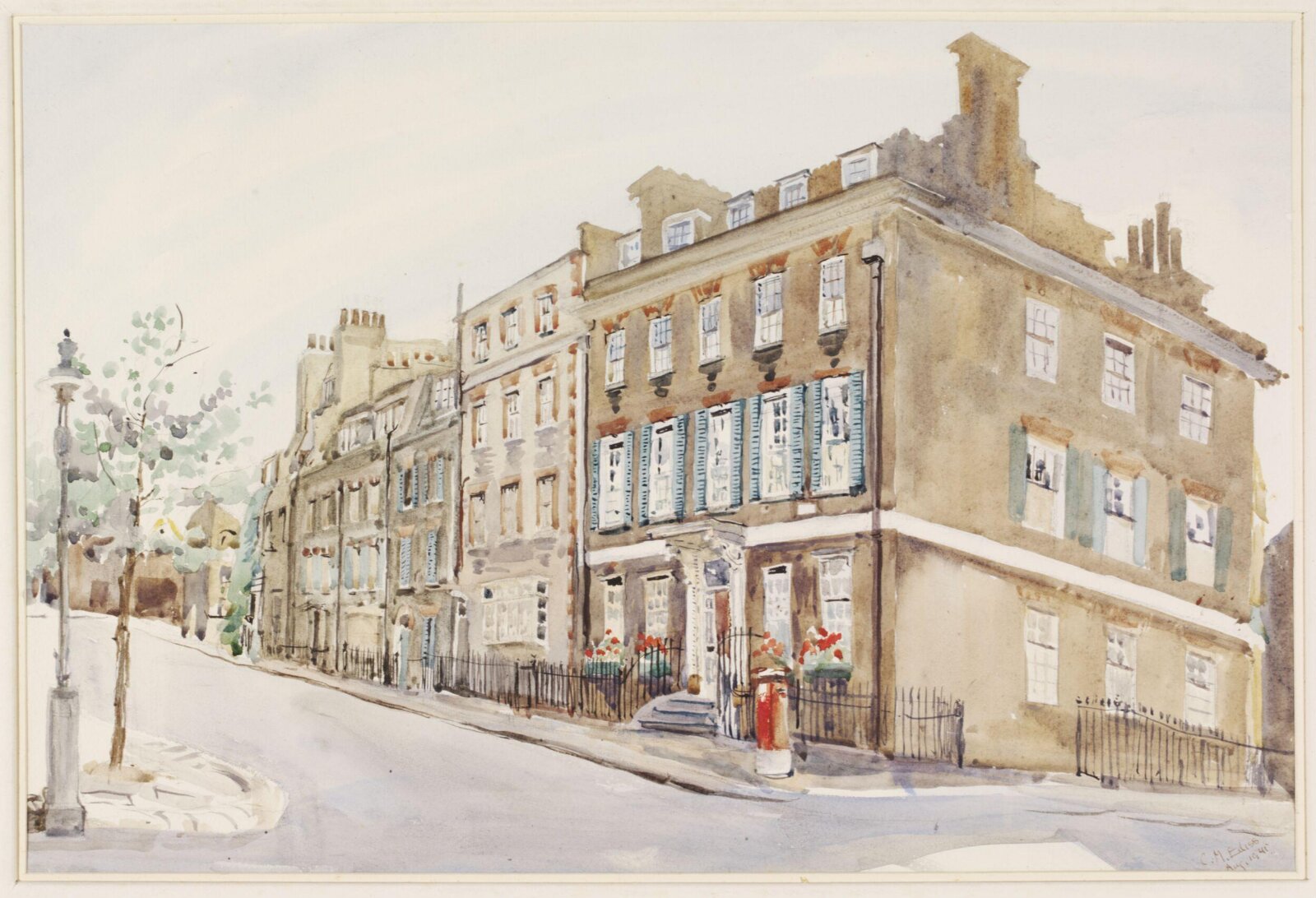 Buckingham Place, Westminster, Ediss, August 1941