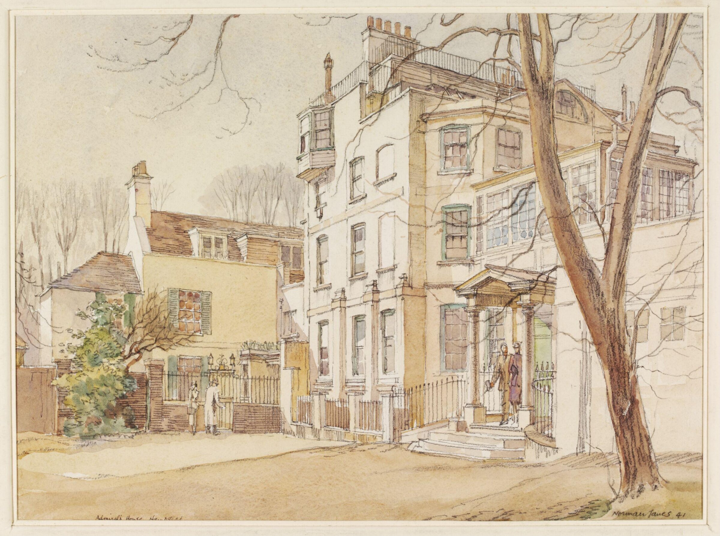 Admiral's House, Hampstead, Norman Thomas Janes, 1941