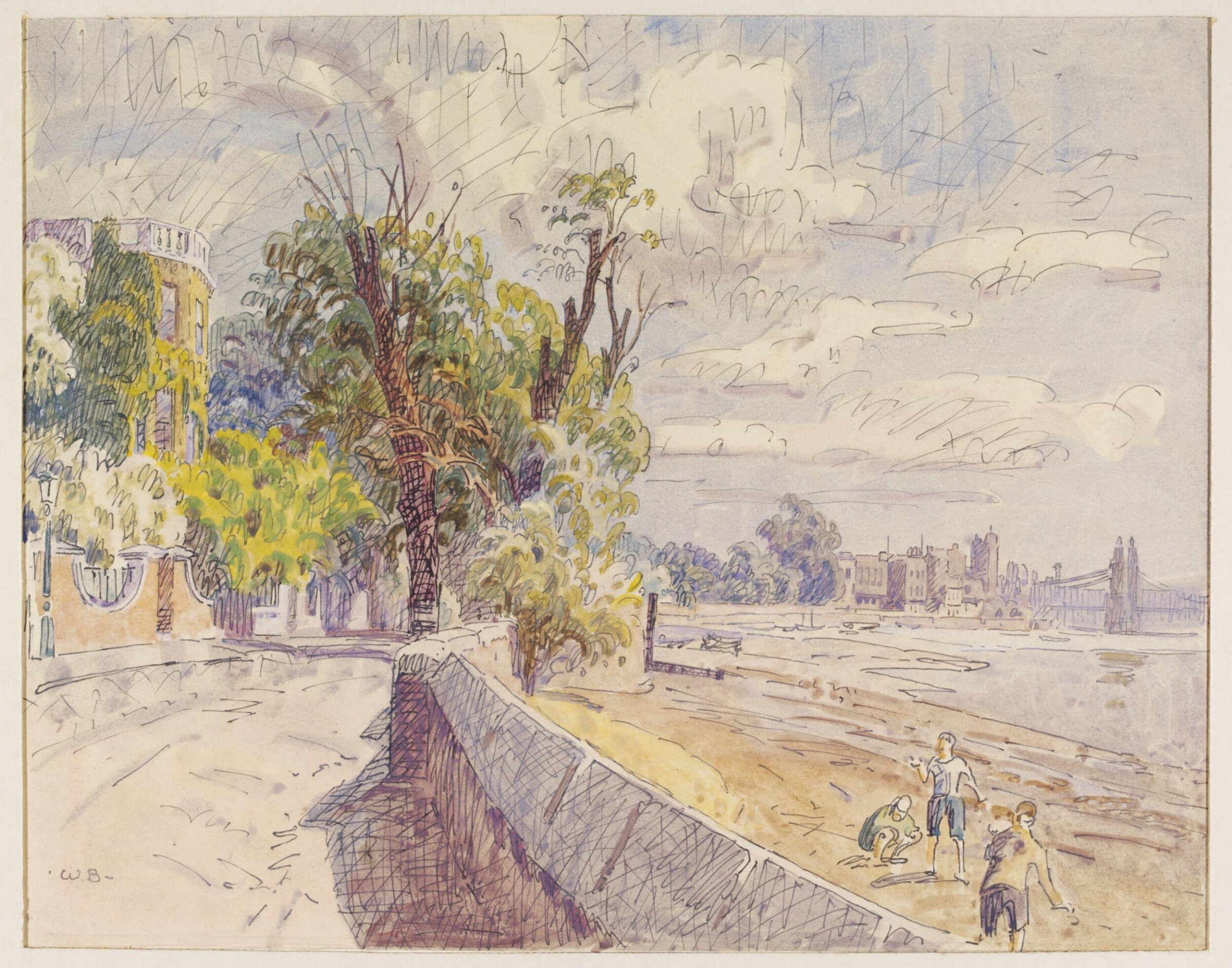 Chiswick Mall, Bayes, ca. 1940
