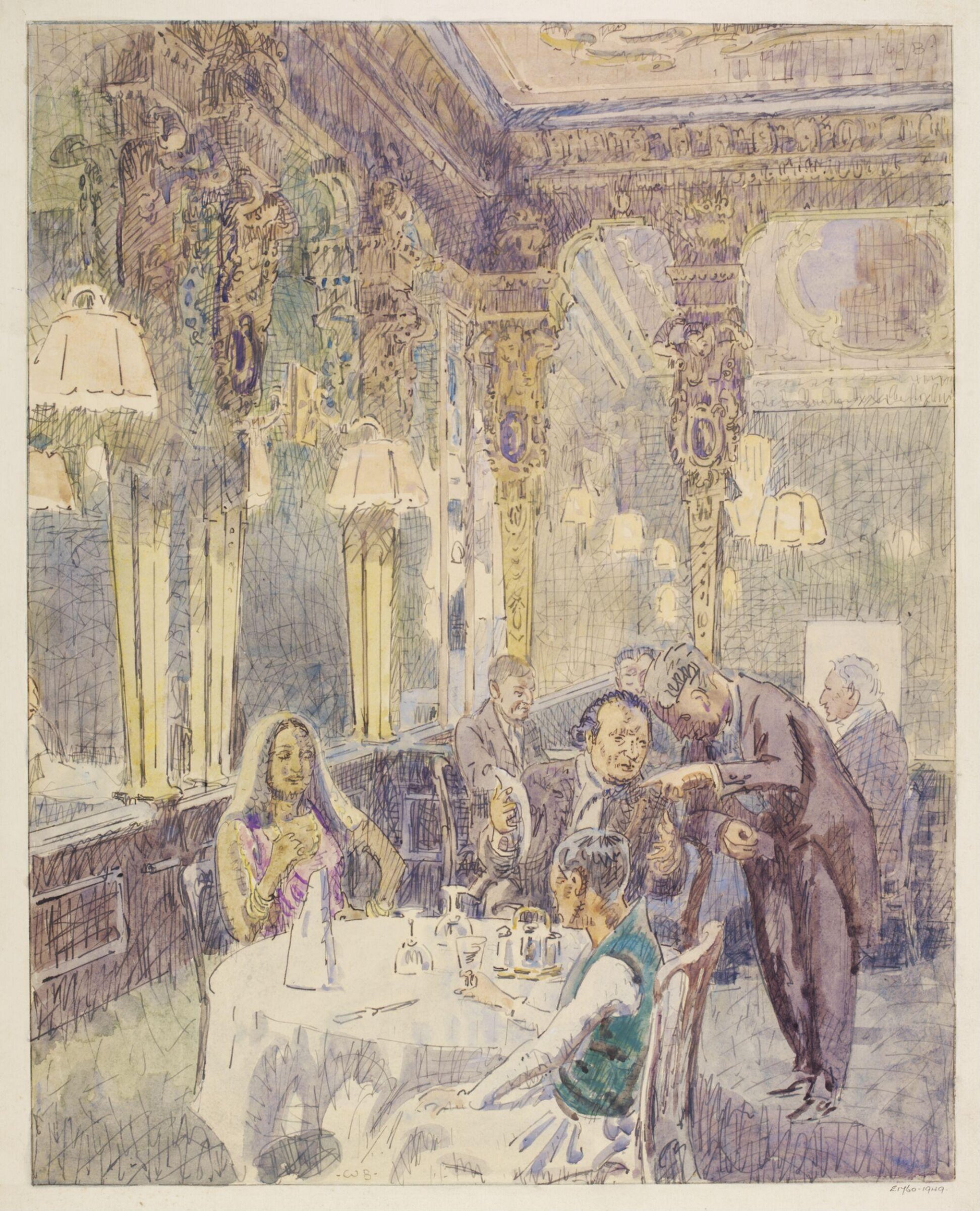 Café Royal, Bayes, ca. 1940