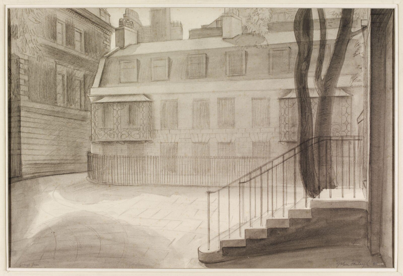 Gray's Inn, John Farleigh, 1941