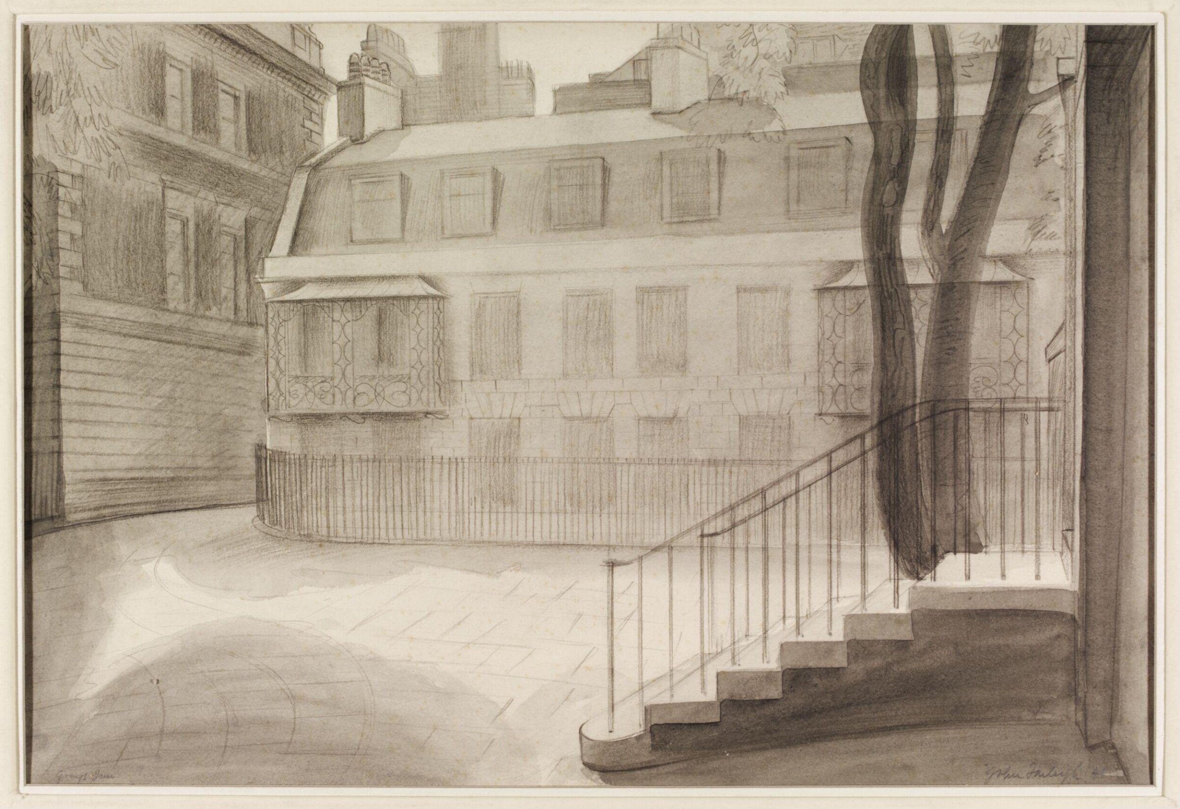 Gray's Inn, John Farleigh, 1941