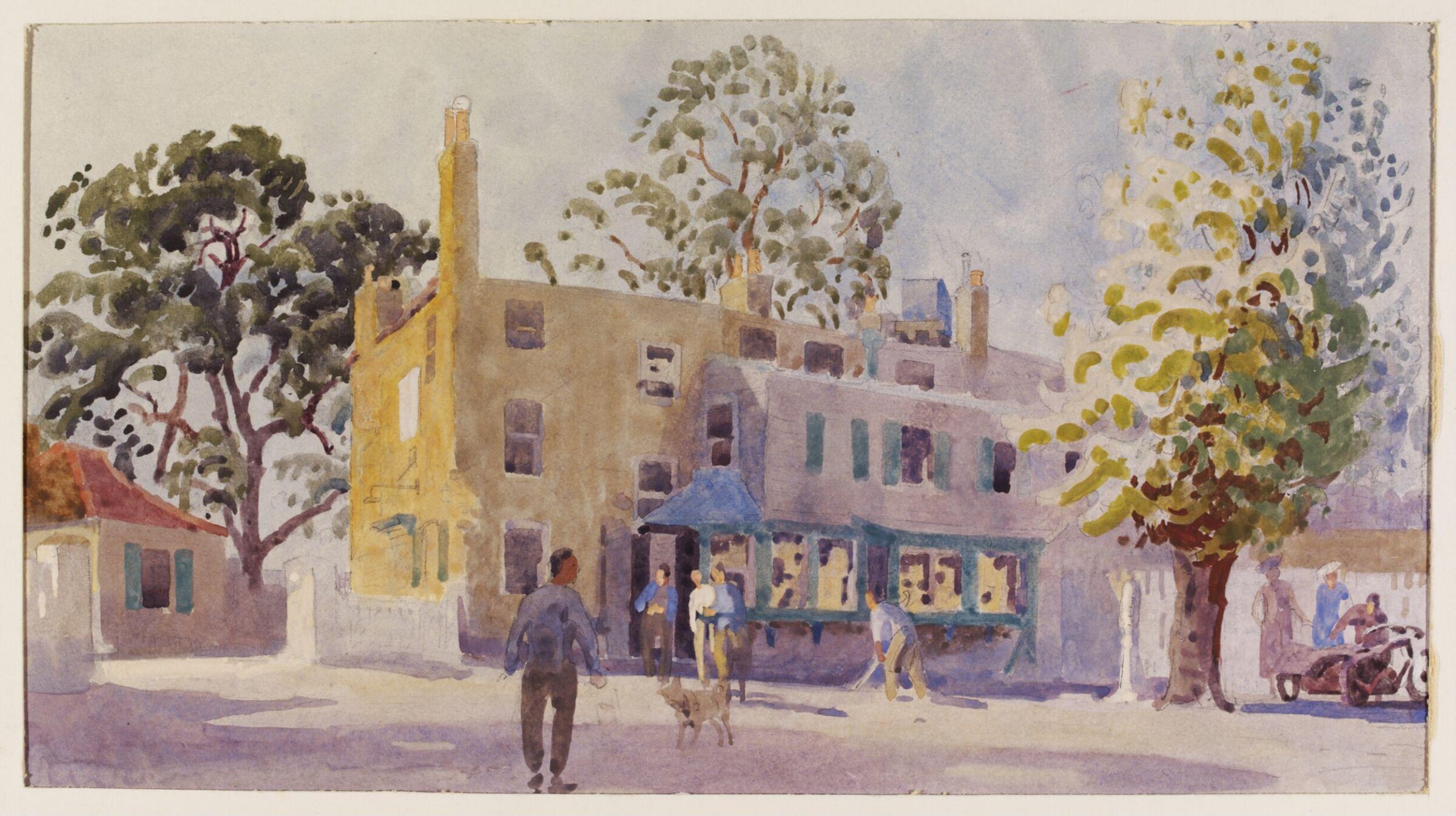 Spaniards' Inn, Hampstead, Bayes, ca. 1940