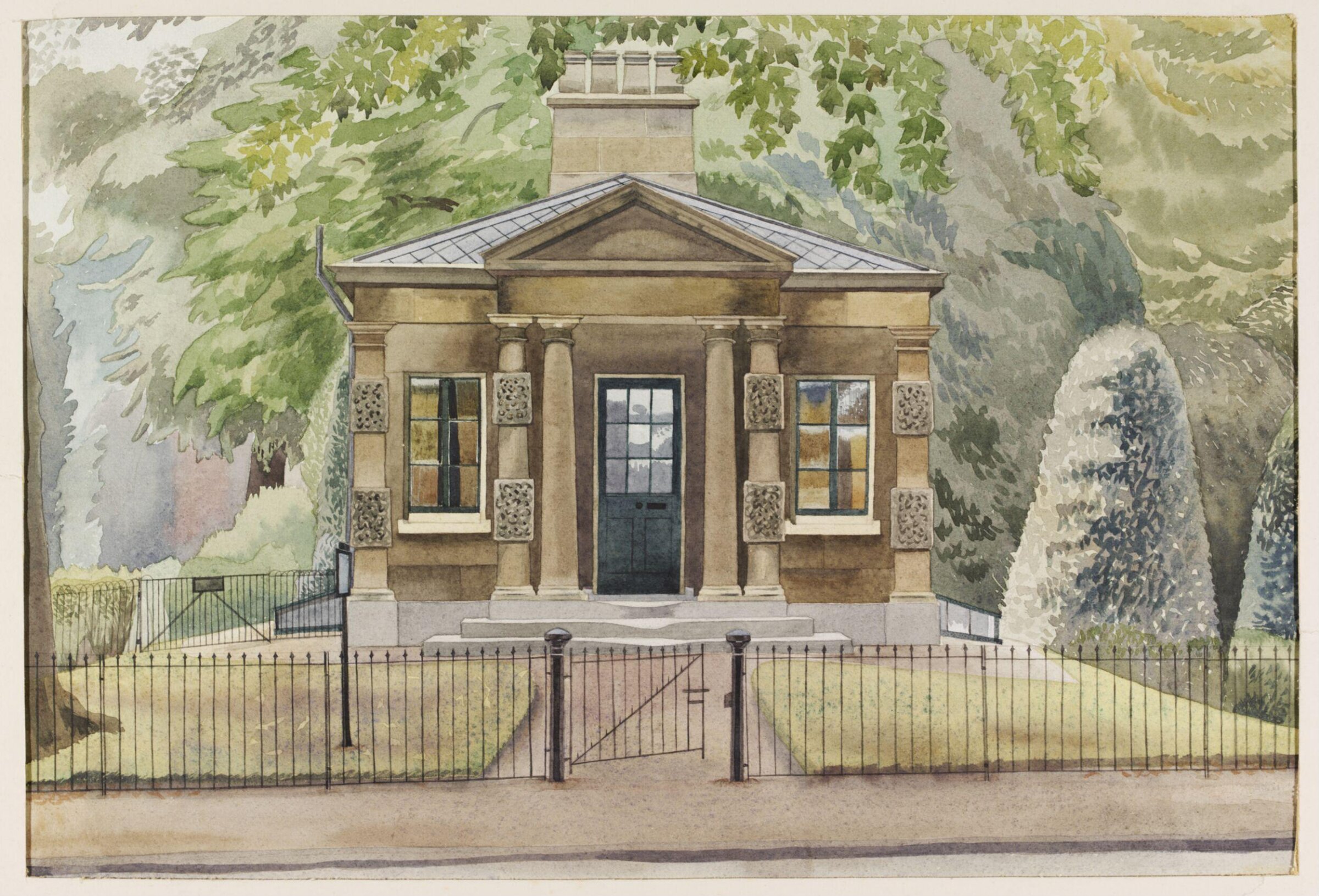Queen's Gate, Kensington Gardens, Dimond, 1942