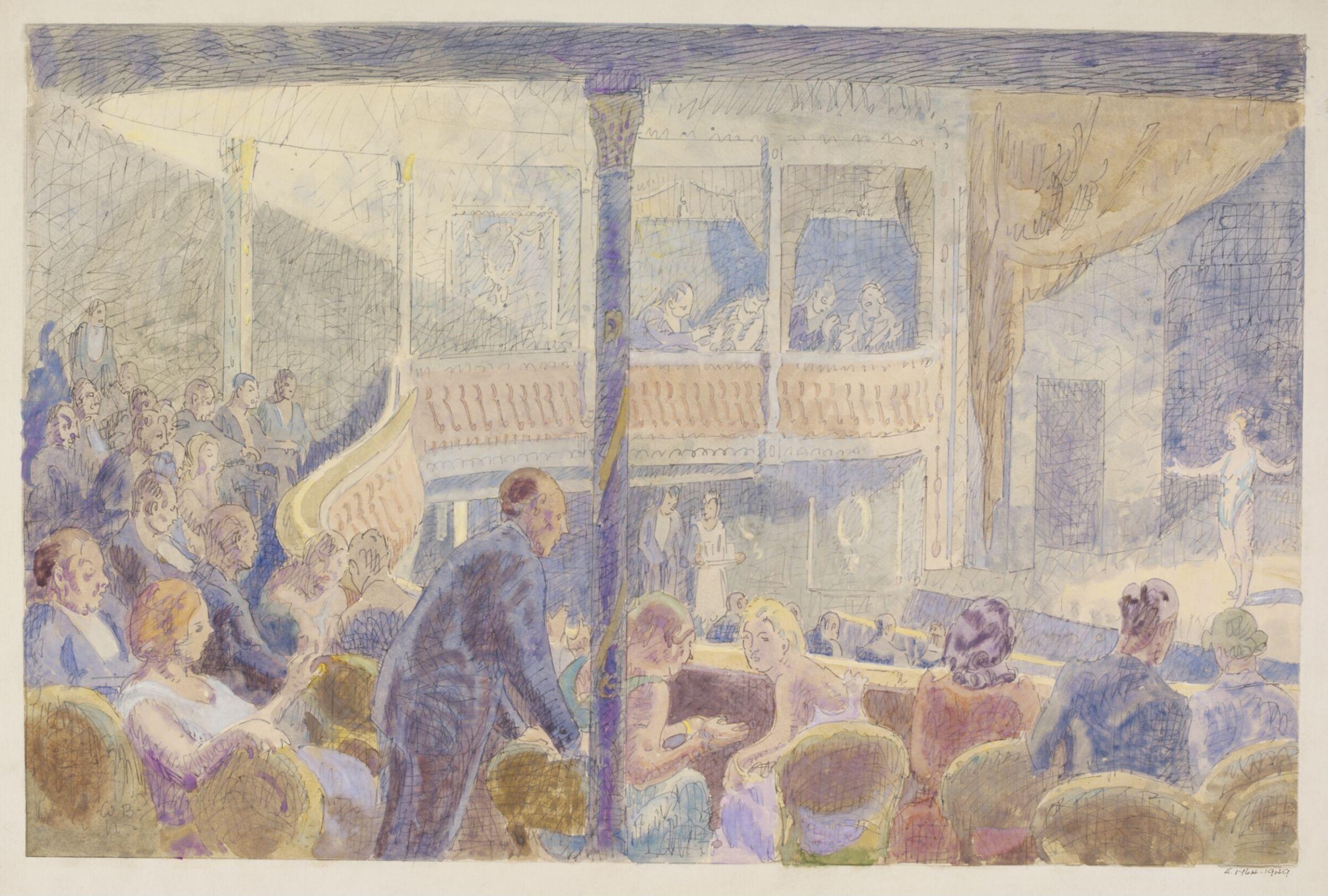 Interior of the Criterion Theatre, Bayes, ca. 1940