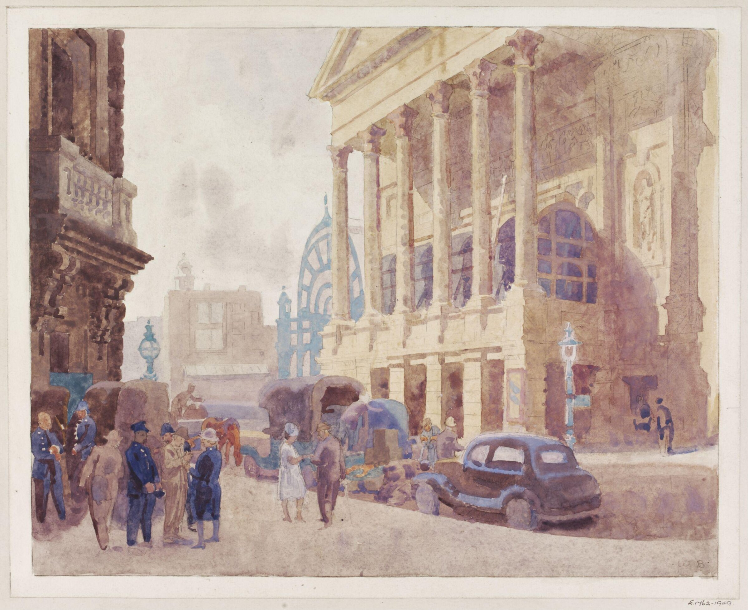 Covent Garden Opera House; The Colonnade, Bayes, ca. 1940