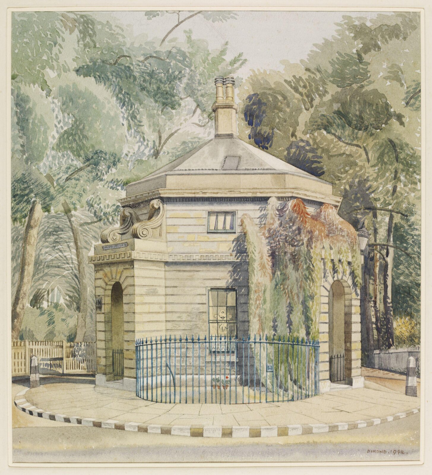 Hanover Gate, Regent's Park, N.W.8, Dimond, 1942