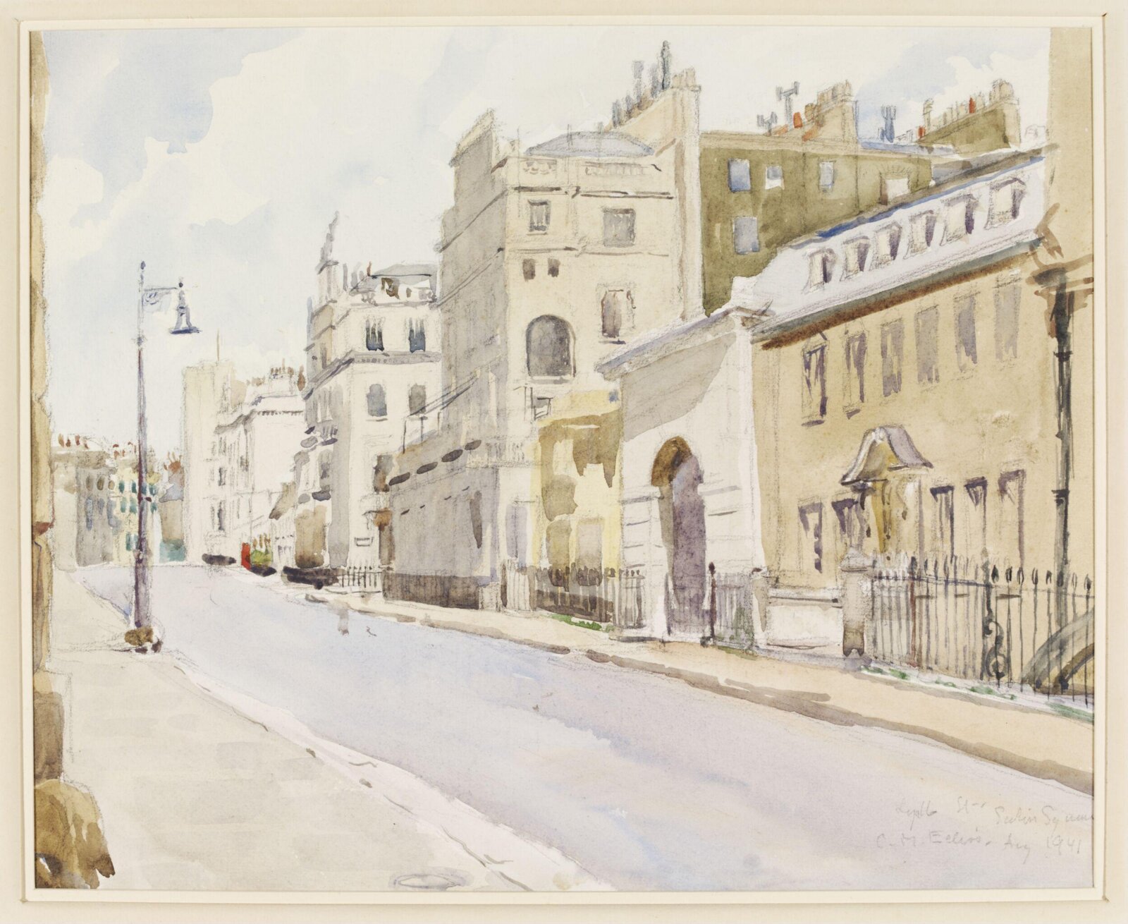 Lyall Street, Eaton Square, Ediss, August 1941