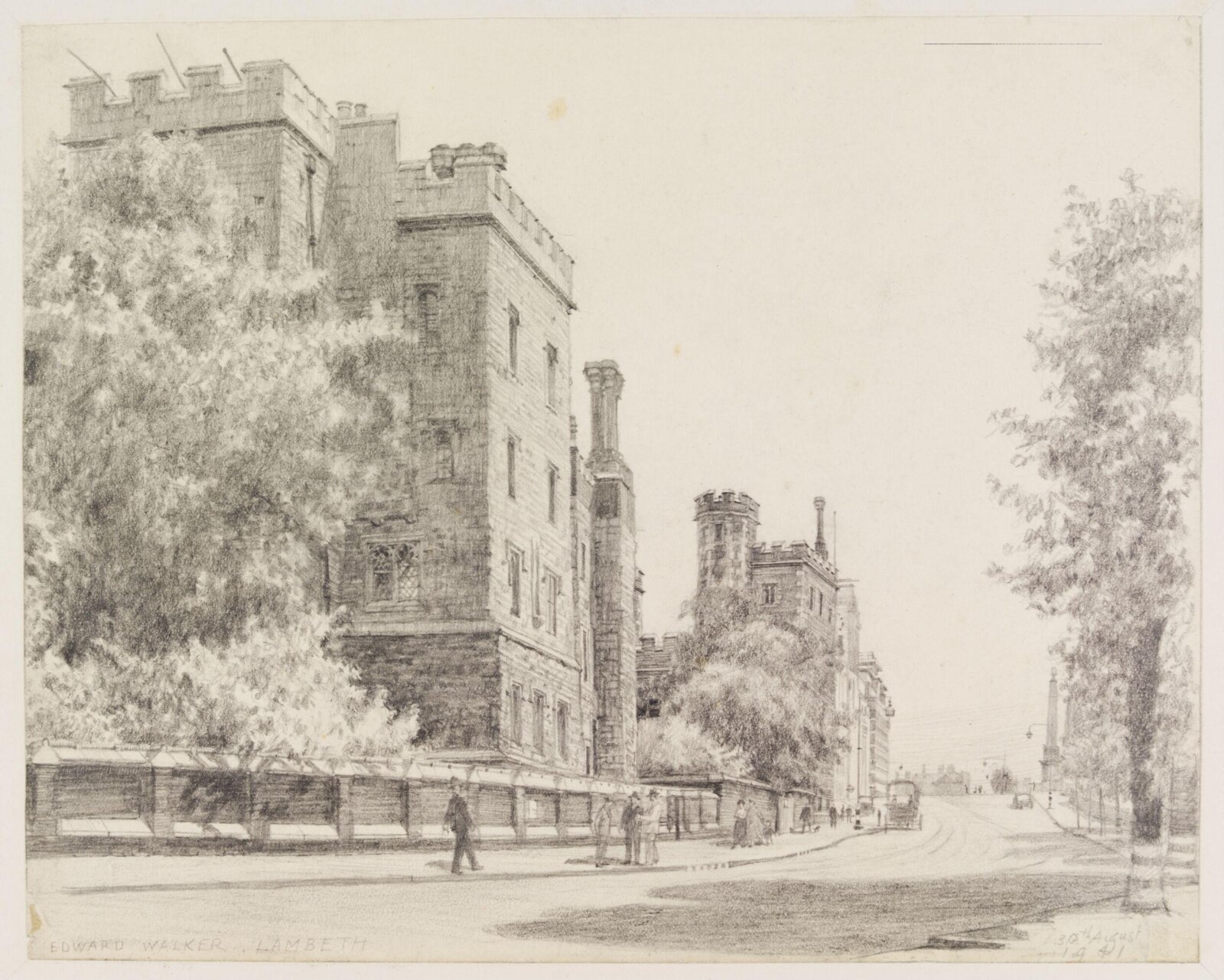 Water Tower, Lambeth (Erroneously called Lollards Tower), Walker, 30 August 1941