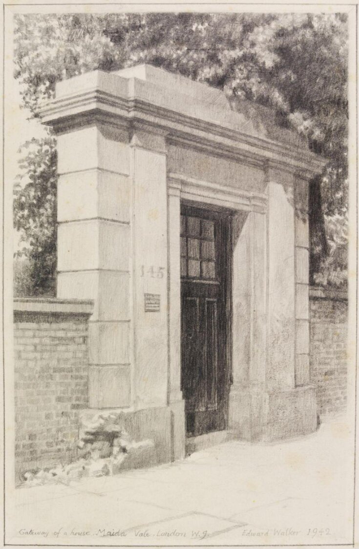 Gateway of a house, Maida Vale, W.9. top image