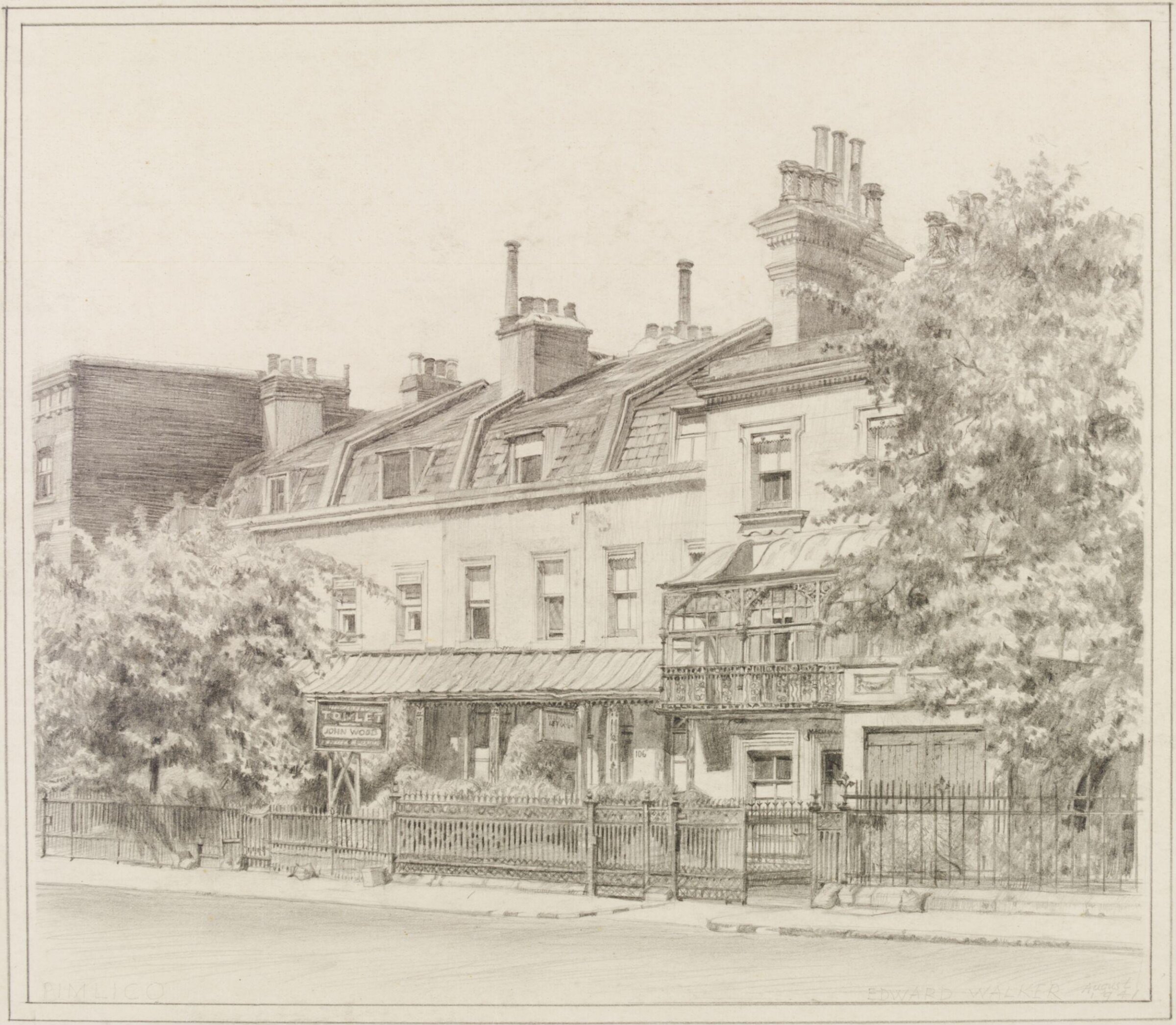 105-108 Grosvenor Road, Pimlico, S.W.1., Walker, August 1941