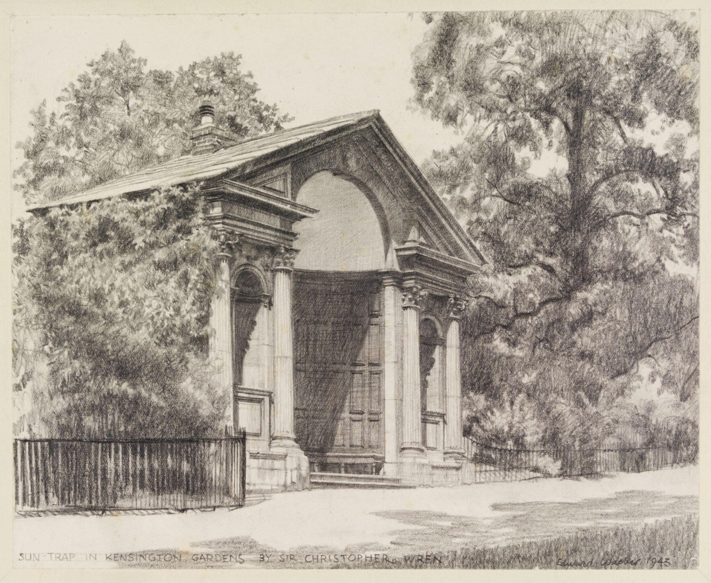 The Great Alcove, Kensington Gardens, Walker, 1943
