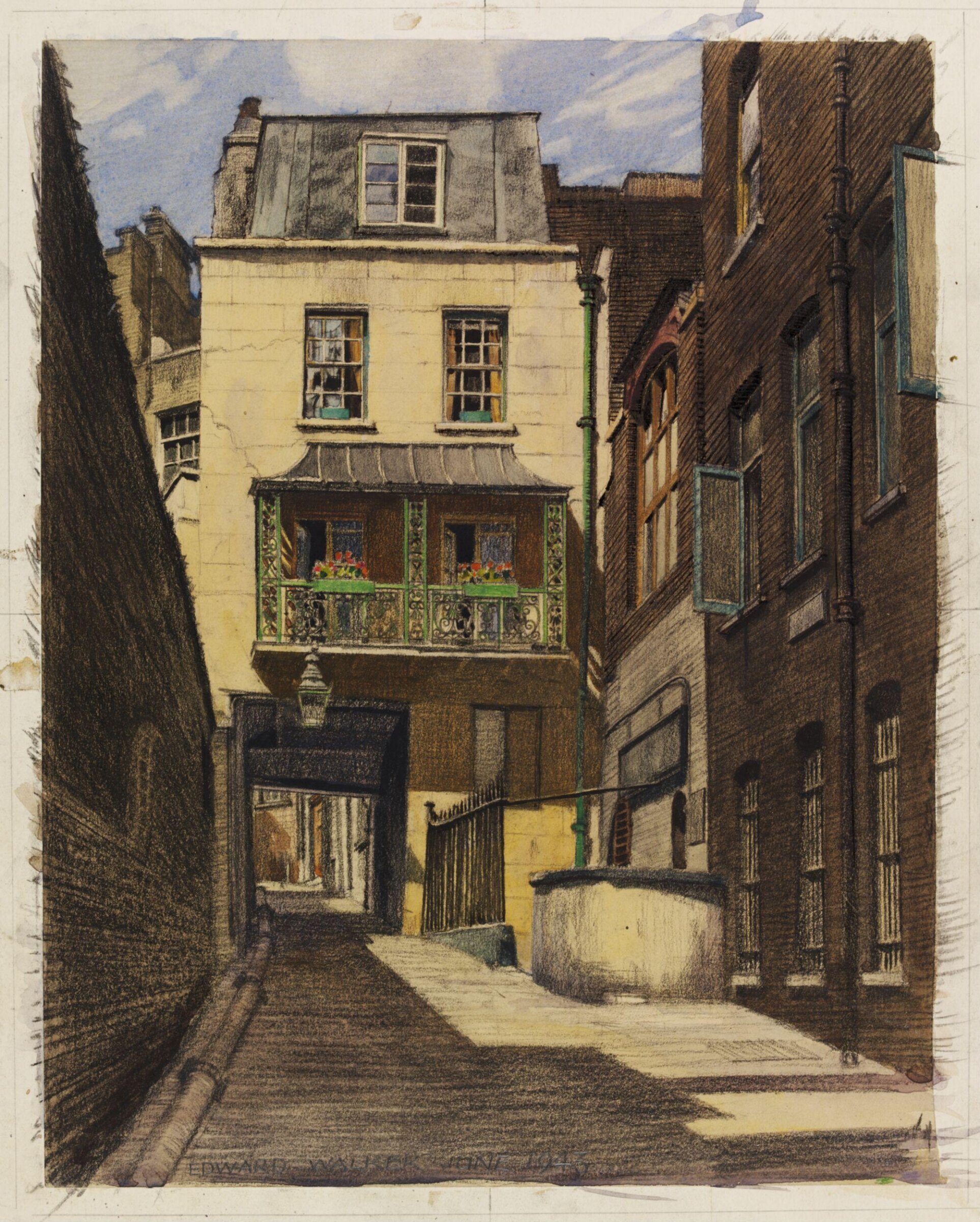 The Watch House, Strand Lane, W.C.2., Walker, June 1943