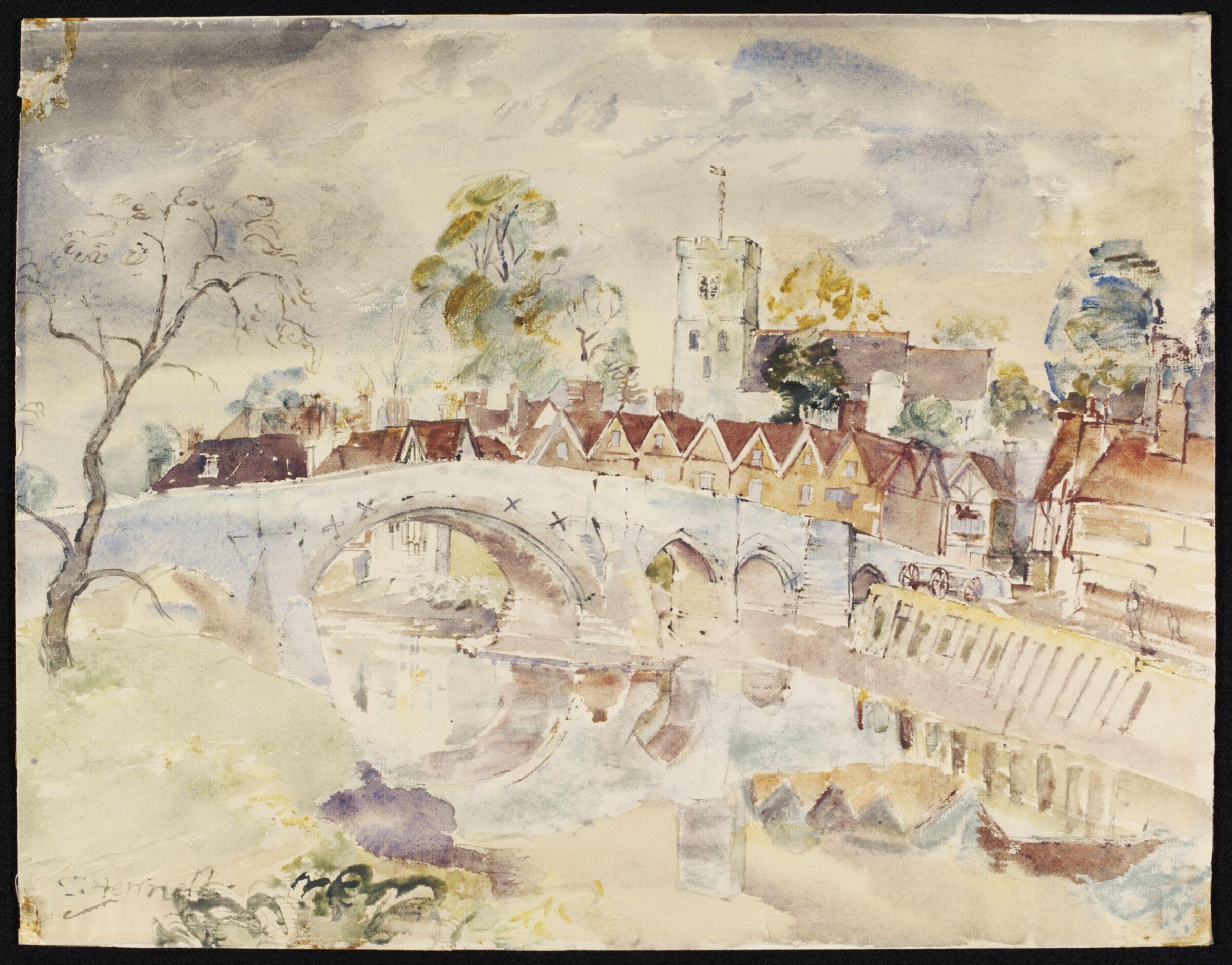 Aylesford Bridge, Hennell, ca. 1940