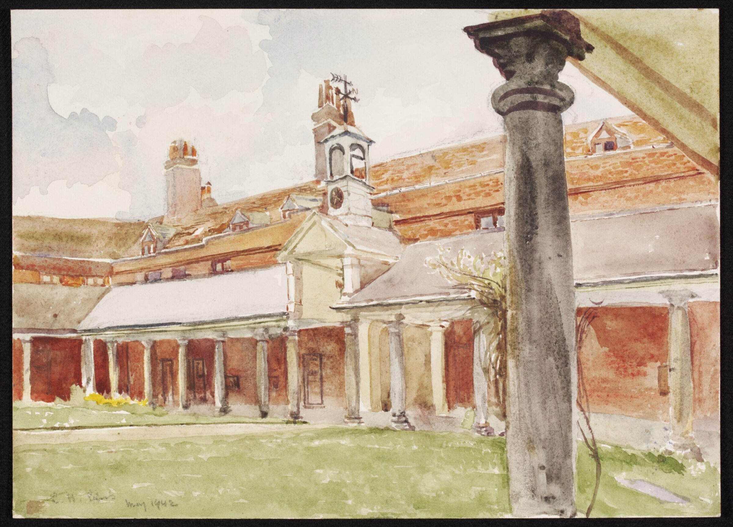 Quadrangle, Bromley College, Caroline M. Ediss, 1941