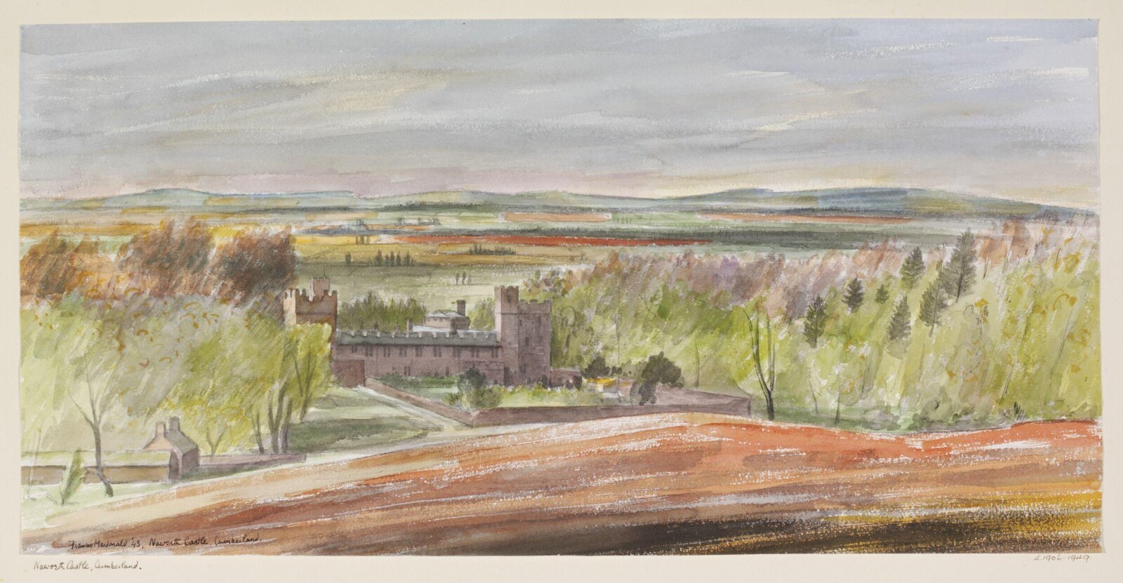 Naworth Castle, Cumberland, Frances Macdonald, 1943