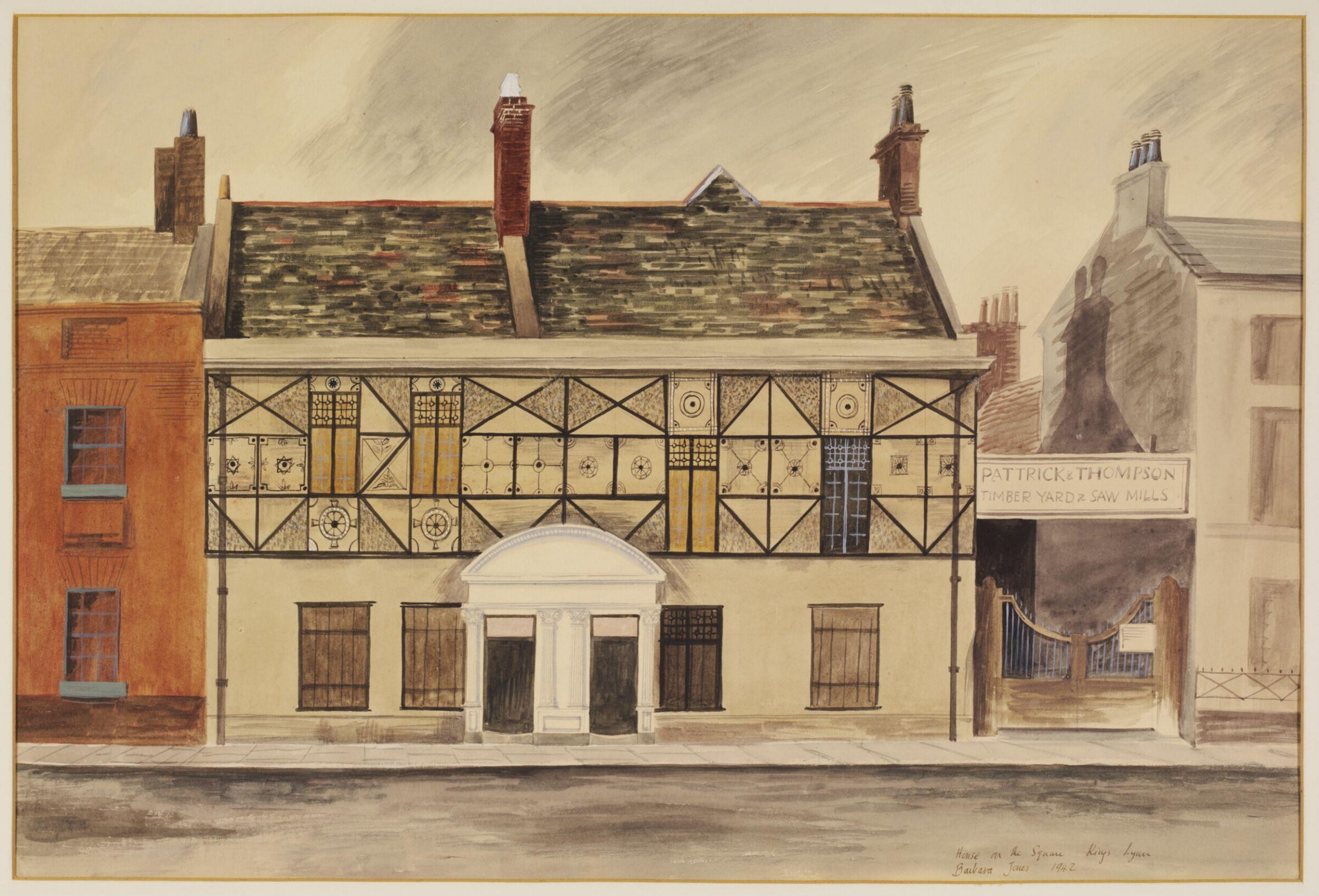 House on the Square, King's Lynn, Barbara Jones, 1942