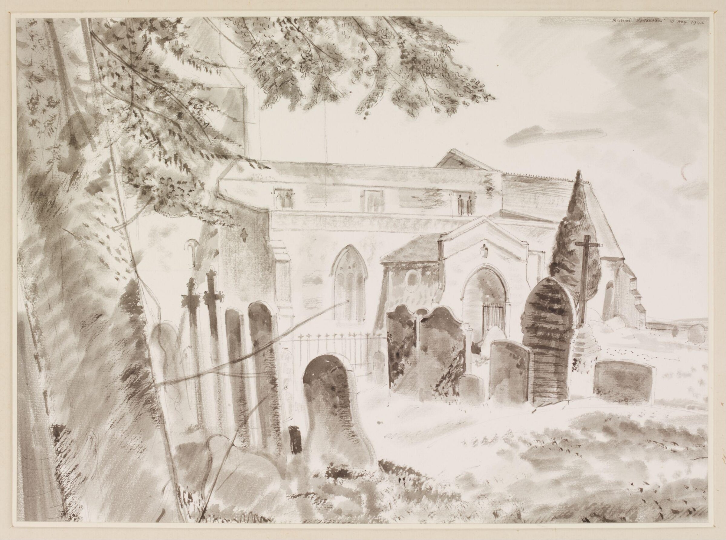 St. Mary's Church, Bozeat, Rothenstein, 10 August 1940