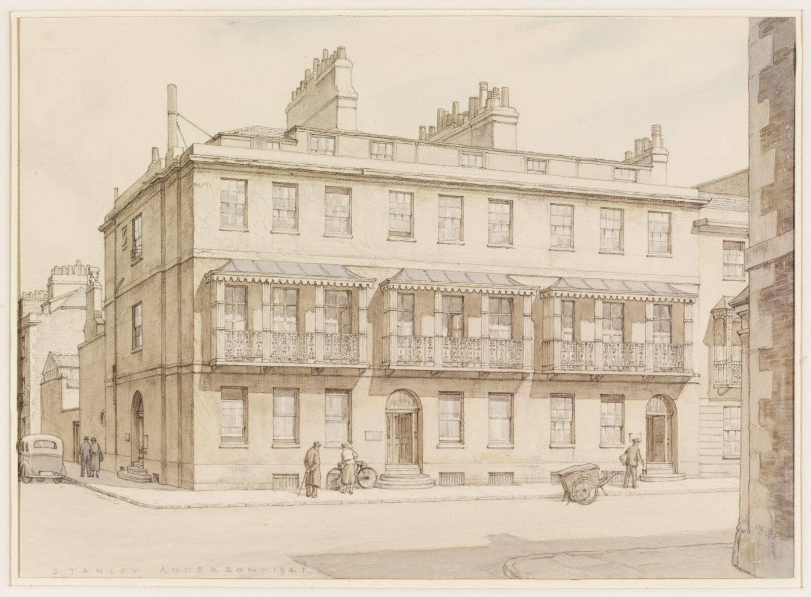 35, Beaumont Street, Oxford, Anderson, 1941