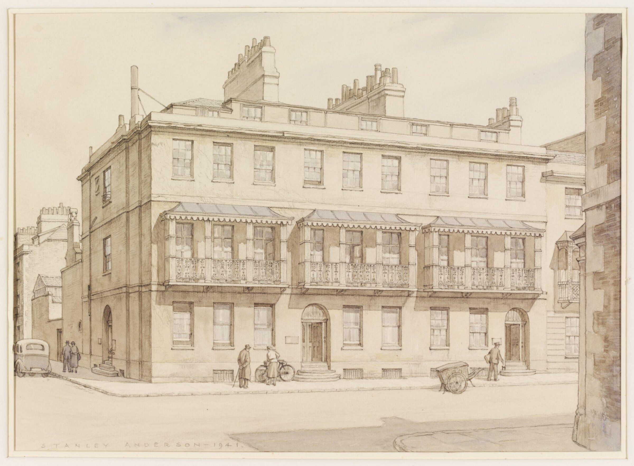 35, Beaumont Street, Oxford, Anderson, 1941
