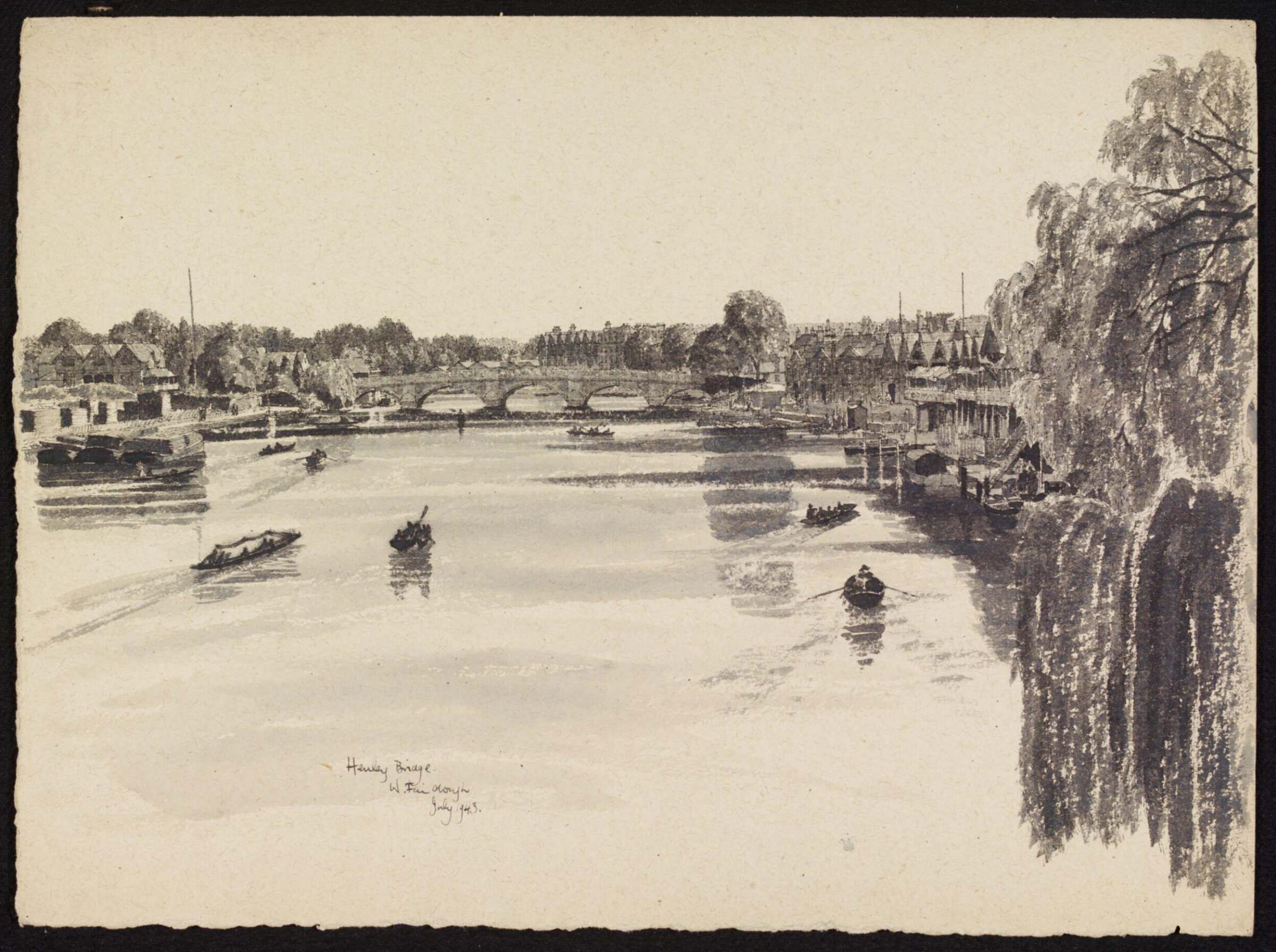 Henley Bridge, Fairclough, July 1943