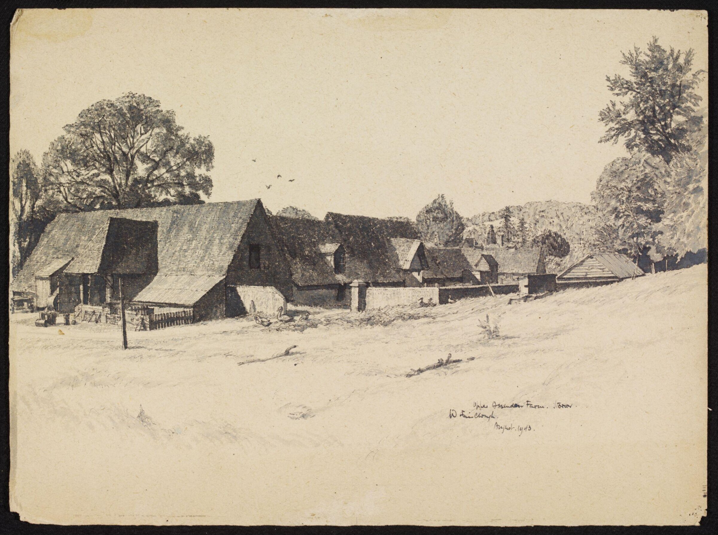 Upper Assenden Farm, Stonor, Fairclough, August 1943