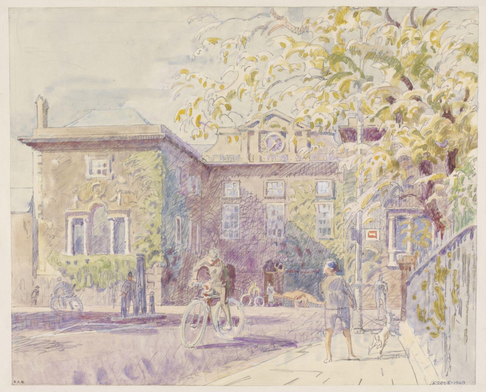 Worcester College, Oxford, Walter Bayes, ca. 1940