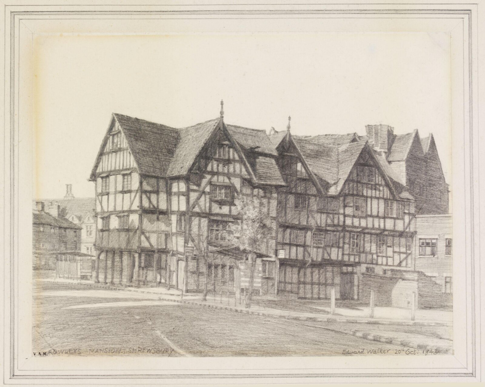 Rowley's Mansion, Shrewsbury, Walker, 20 October 1943