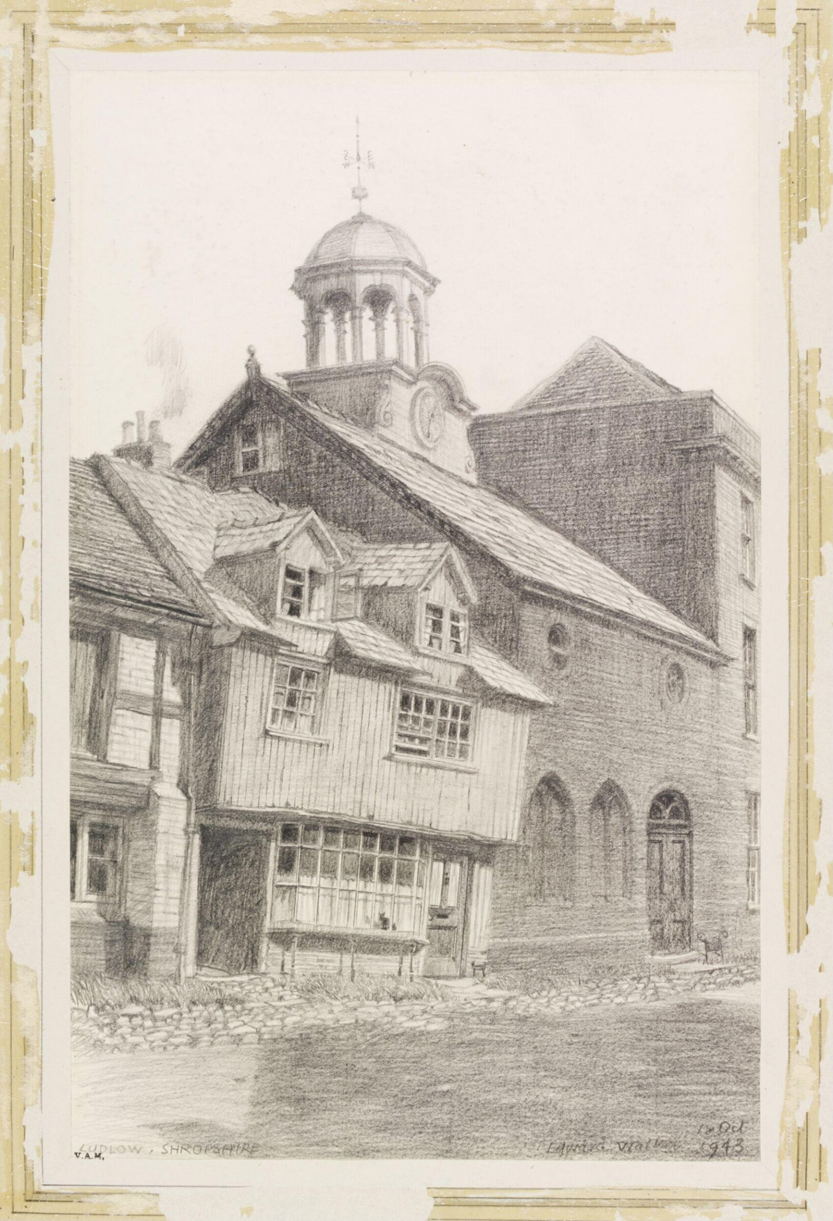 An old house at Ludlow, Walker, 18 October 1943