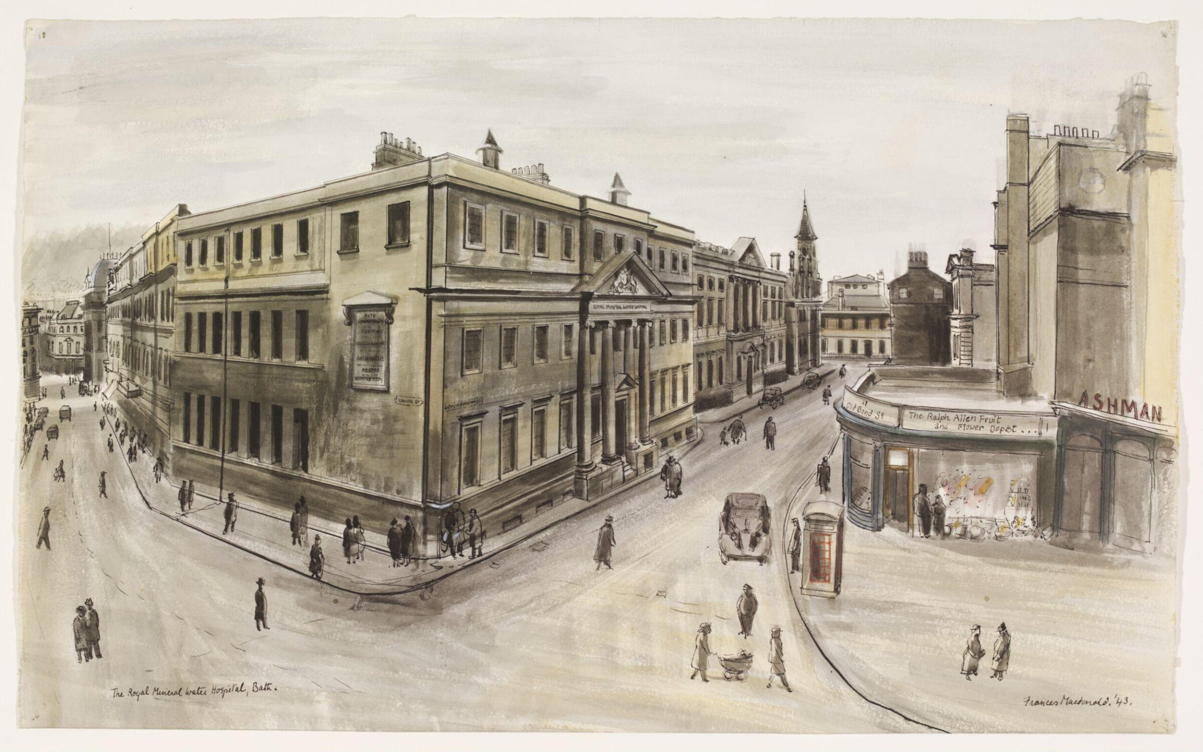 The Royal Mineral Water Hospital, Bath, Frances Macdonald, 1943