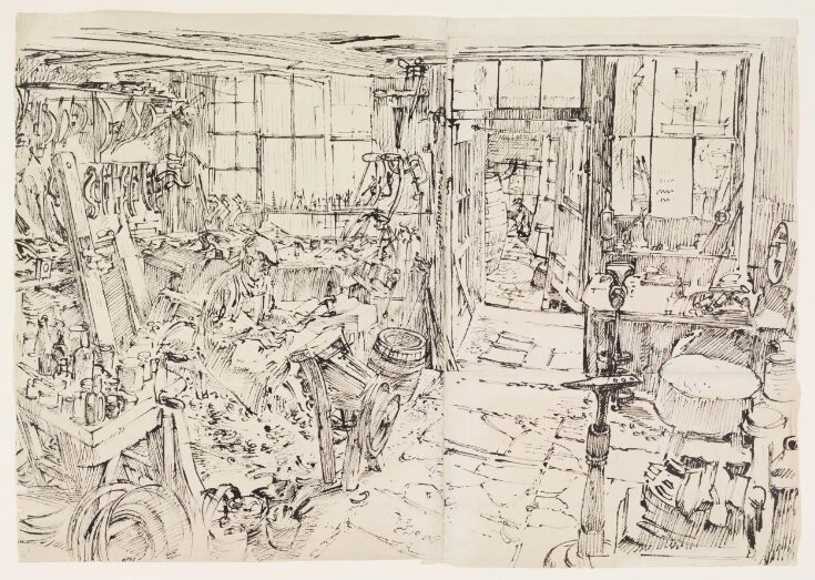 Interior of Workshop of Mr.Clapp, Cooper, Walton Street, Bath top image