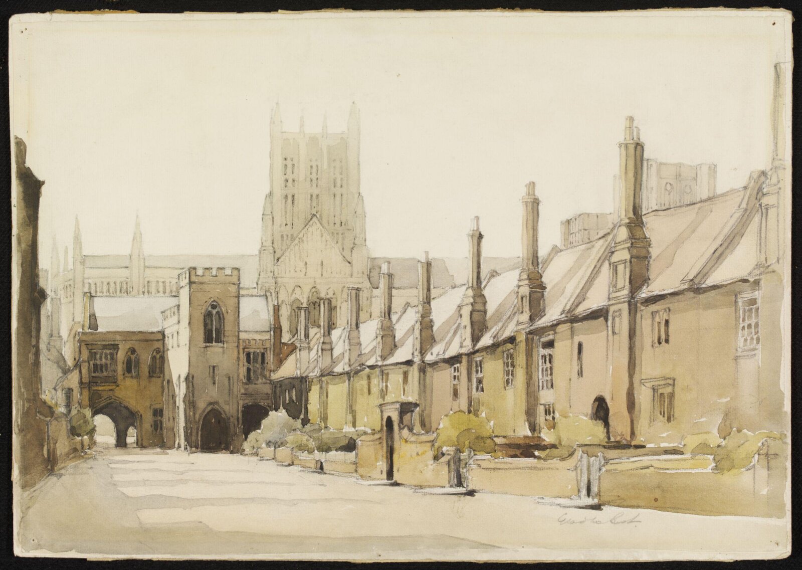The Vicars' Close, Wells, Best, ca. 1943
