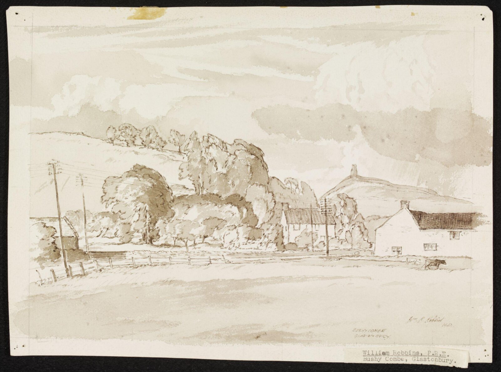 Busy Combe, Glastonbury, William Palmer Robins, 1942