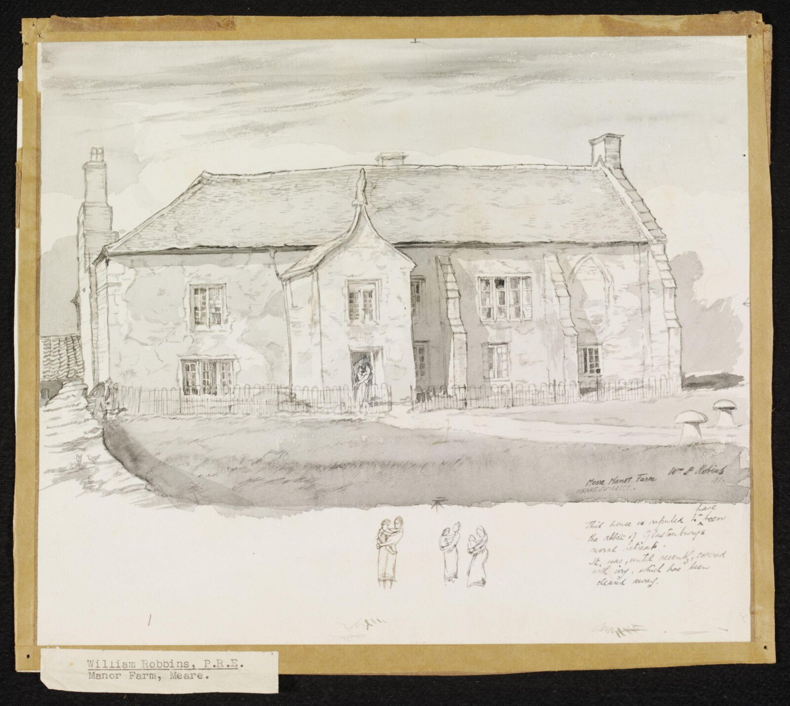 Manor Farm, Meare, William Palmer Robins, 1941