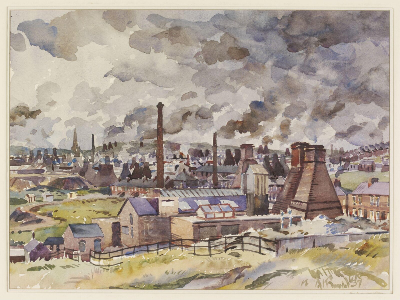 The Potteries, Tunstall, Ronald, 1937