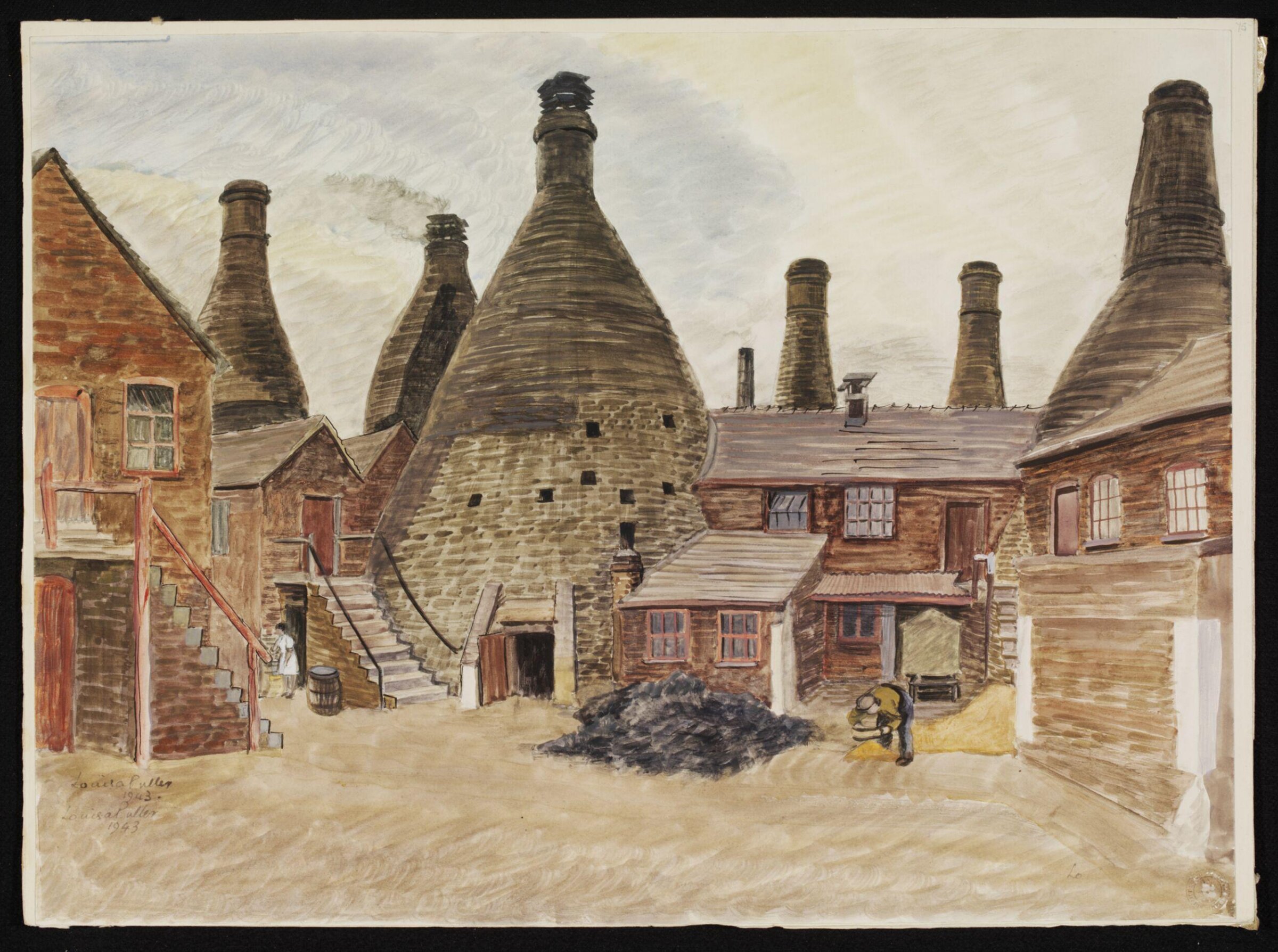 Wedgwood Works, Etruria, Puller, 1943