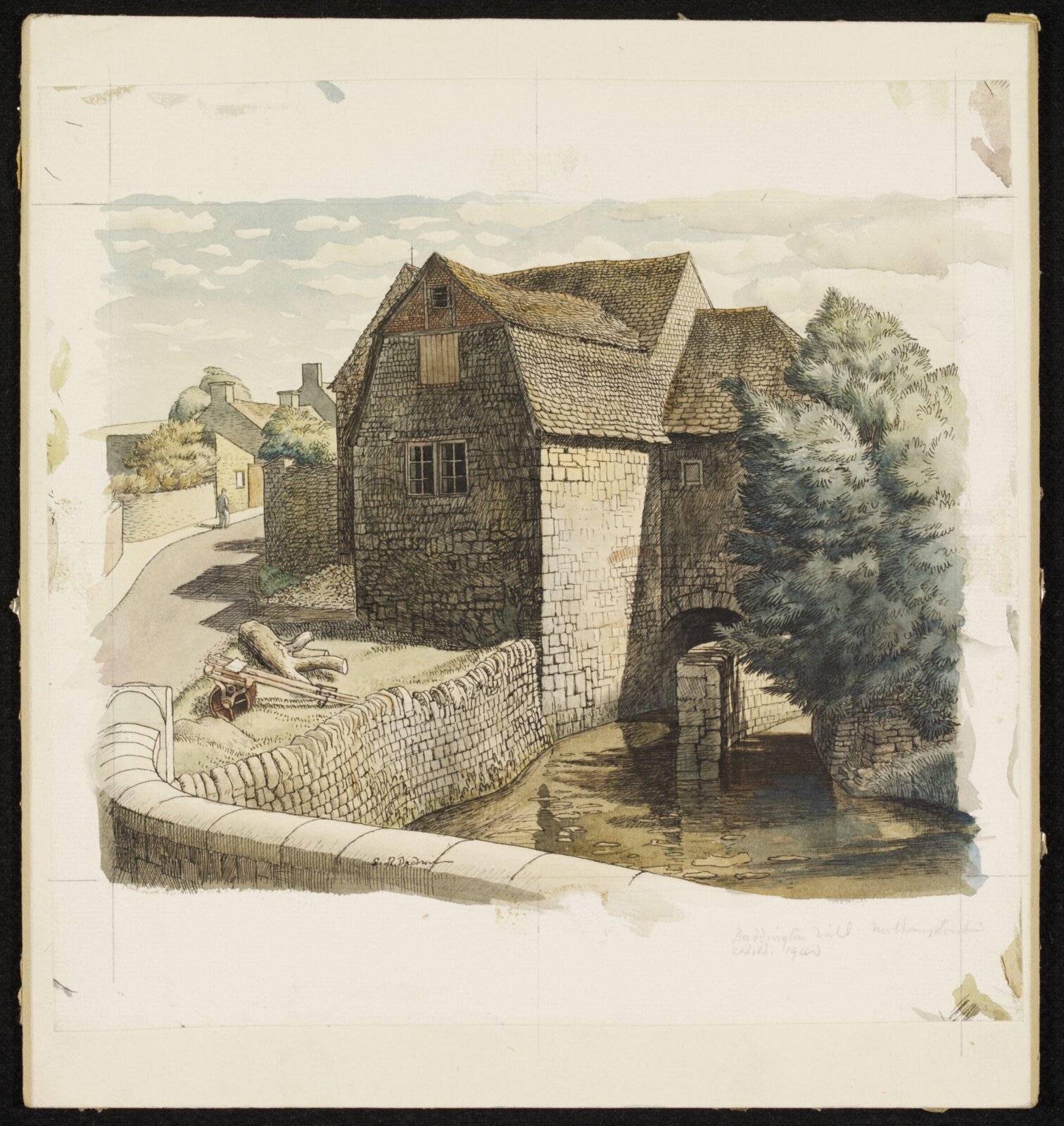 The Mill, Duddington, Badmin, ca. 1940